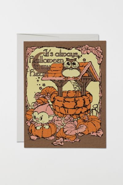 Red Cap Halloween in My Heart Card