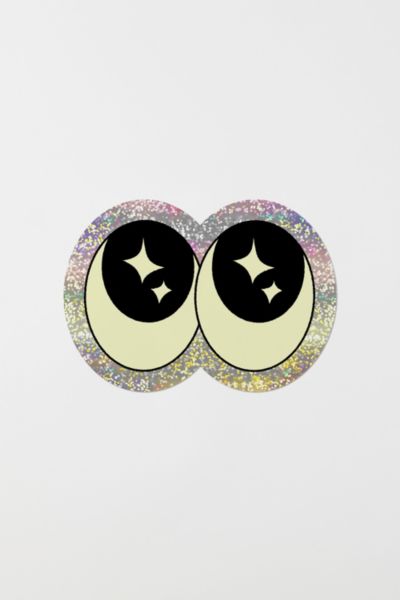 Red Cap Eyeballs Sticker