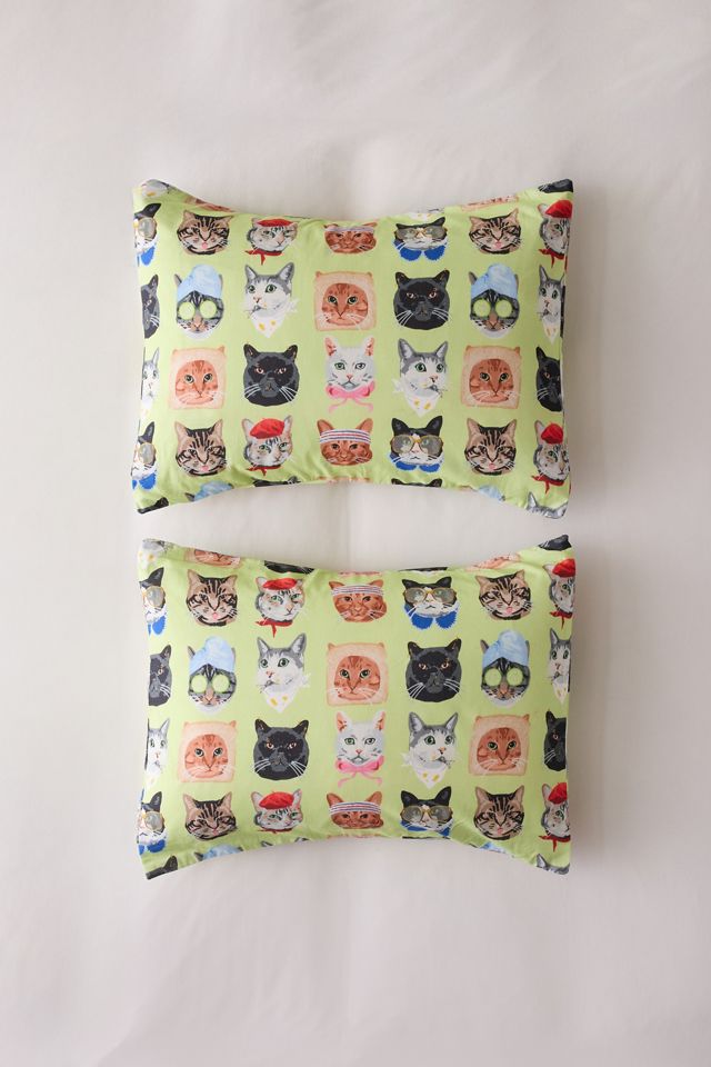 Silly Cats Patterned Sham Set #1