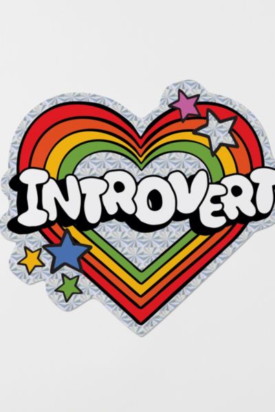 Red Cap Introvert Sticker
