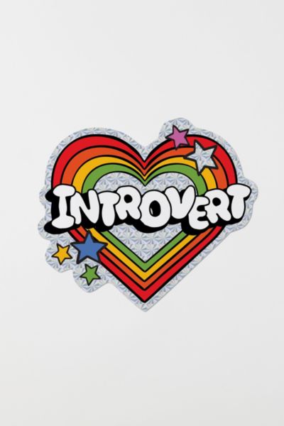 Red Cap Introvert Sticker