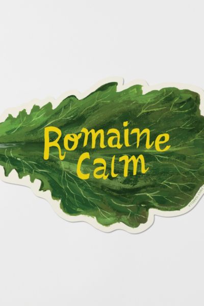 Red Cap Romaine Calm Sticker