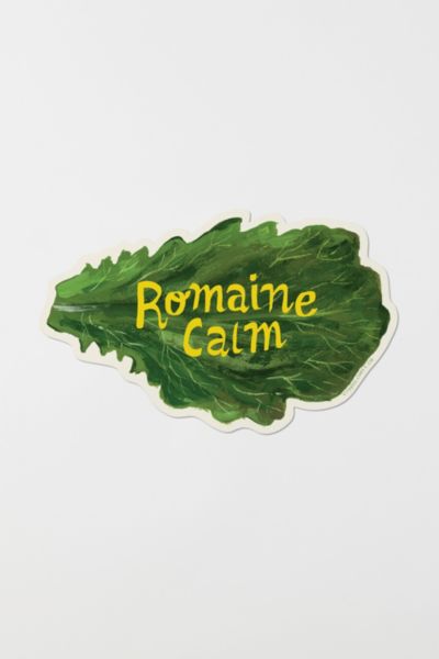 Red Cap Romaine Calm Sticker