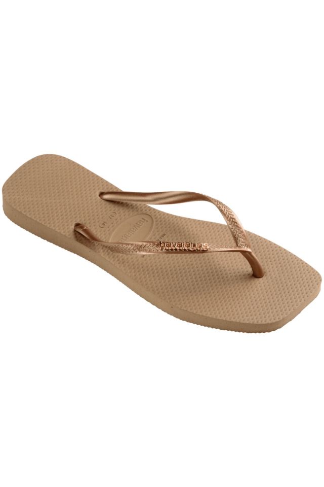 Havaianas Slim Square Metallic Logo Flip Flop Sandal #1