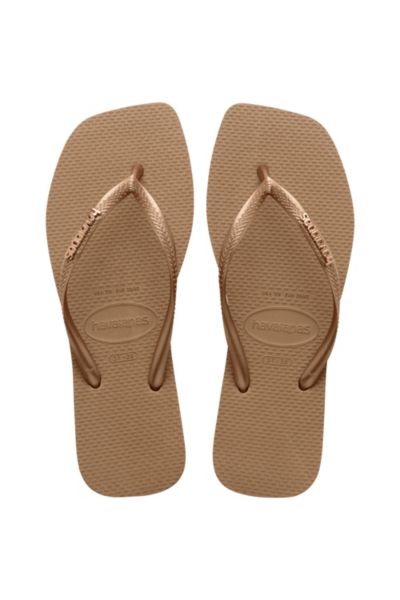 Havaianas Slim Square Metallic Logo Flip Flop Sandal