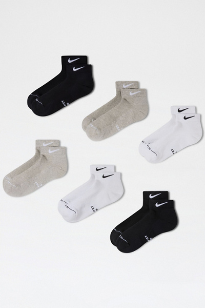 Nike Everyday Elevated Lowcut Socks 6-Pack in Assorted, Men's at Urban Outfitters