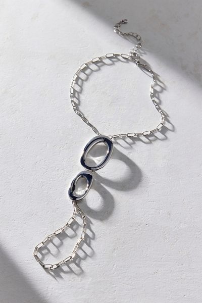 Geo Oval Hand Chain