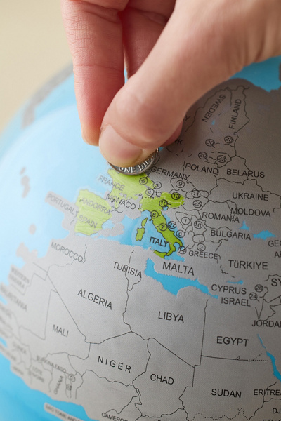 The Globetrotter Scratch-Off LED World Light