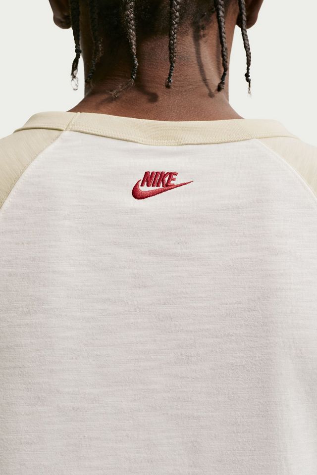 Nike Club Logo Graphic 3/4-Sleeve Raglan Tee #3