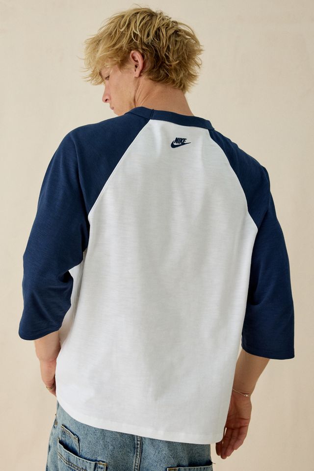Nike Club Logo Graphic 3/4-Sleeve Raglan Tee #2