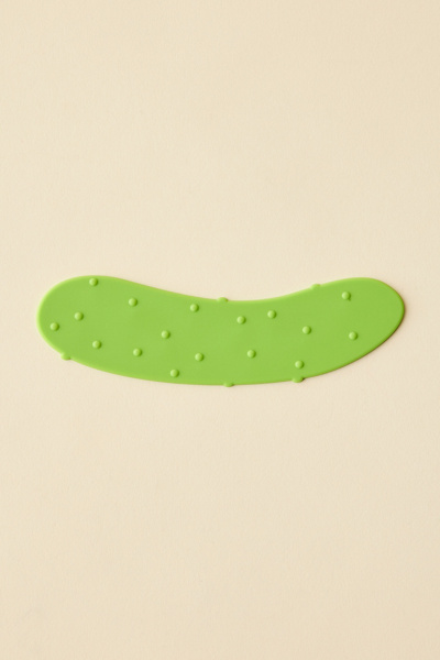 Pickle Shaped Silicone Bookmark