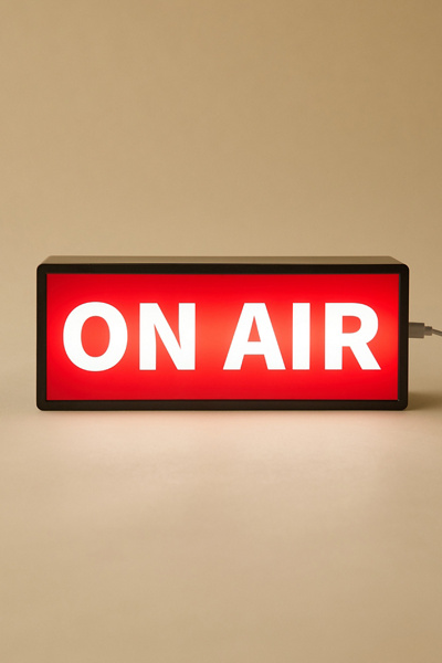 Urban Outfitters On Air Light Up Desk Sign In Red At