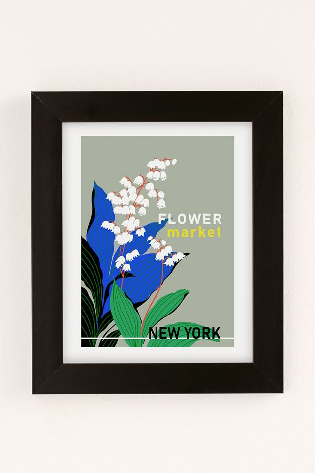 ANNICK Flower Market New York Art Print #1