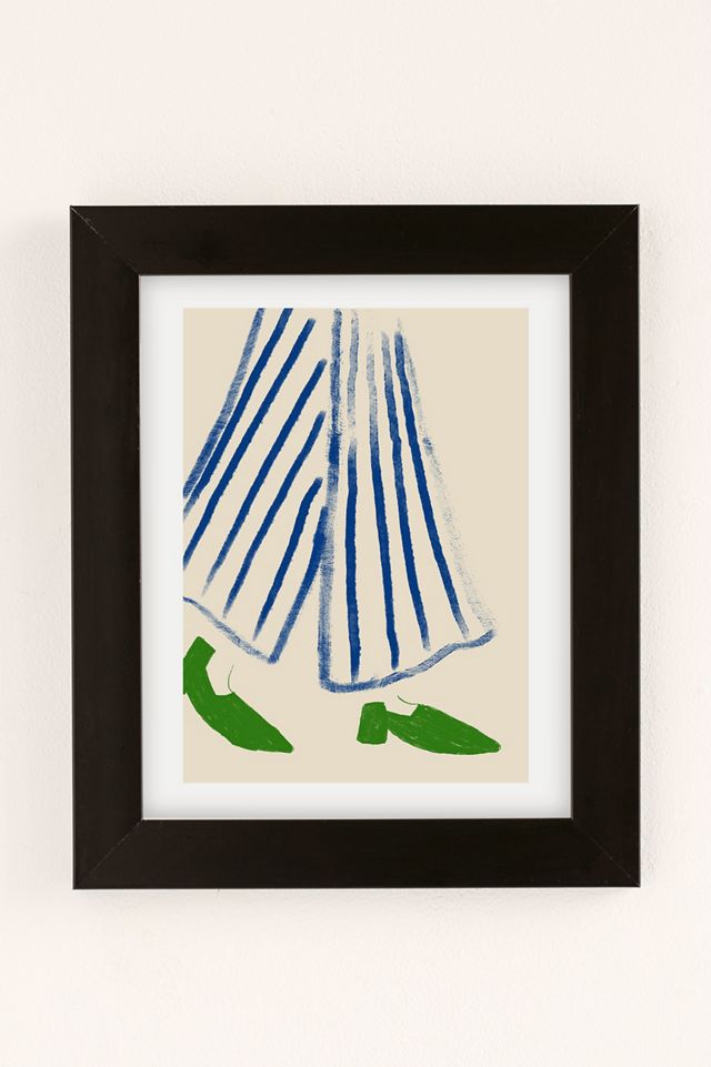 ANIAGRETASTUDIO Green Shoes Art Print #1