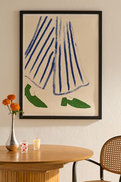 ANIAGRETASTUDIO Green Shoes Art Print