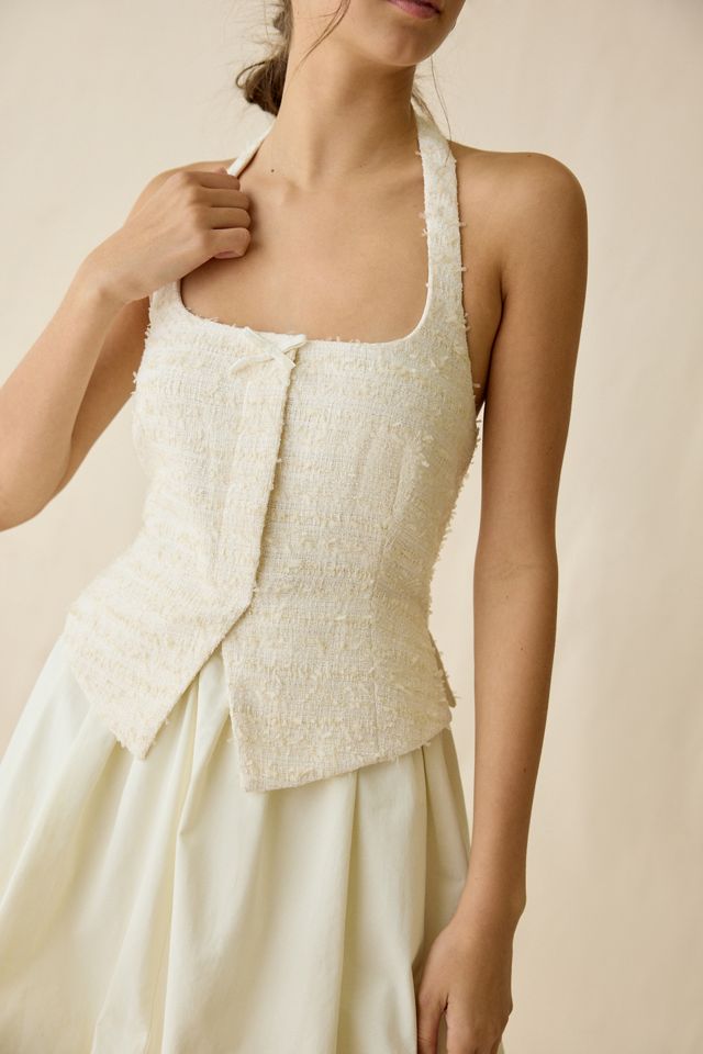 Mini-robe corset à matières mixtes Giavanna ASTR The Label #1