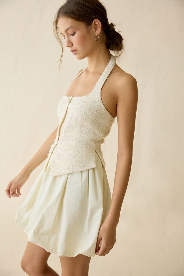 Mini-robe corset à matières mixtes Giavanna ASTR The Label #3