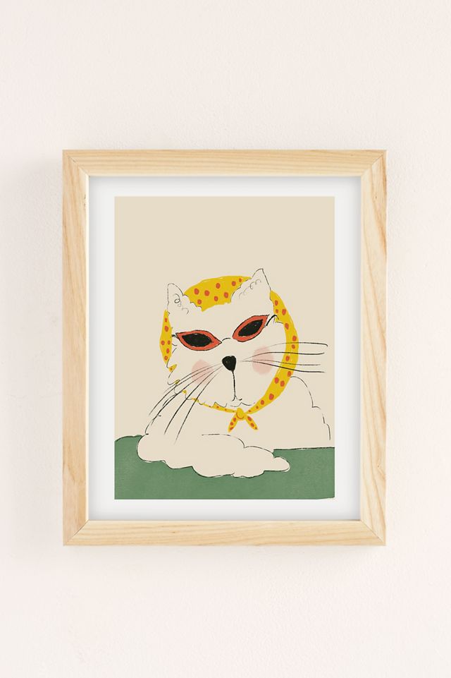 ANIAGRETASTUDIO NMCH Cool Cat Art Print #1