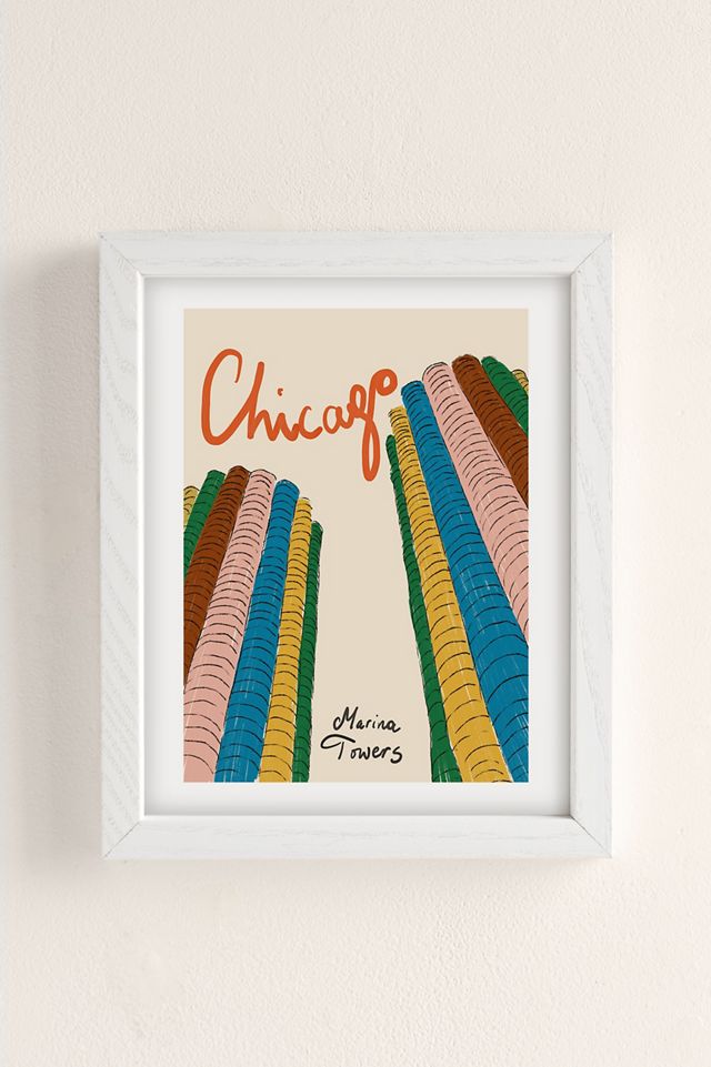 ANIAGRETASTUDIO Marina Towers Chicago Art Print #1