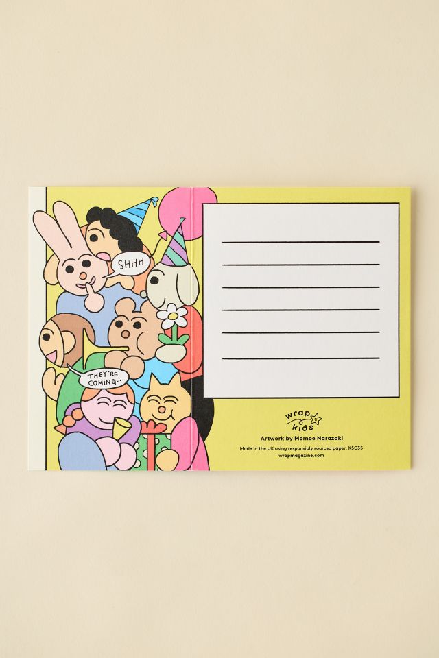 Wrap Shhh Surprise Fold Out Birthday Card #2