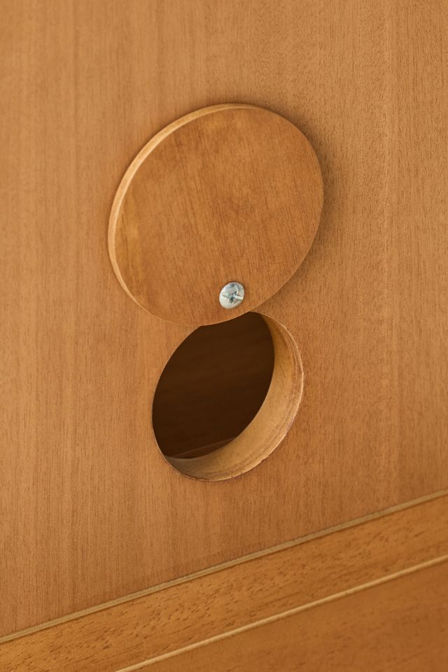 Naia Wood Storage Nightstand #4