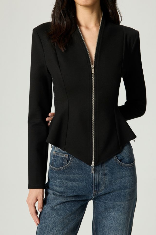 Nocturne Zip Detail Top #4