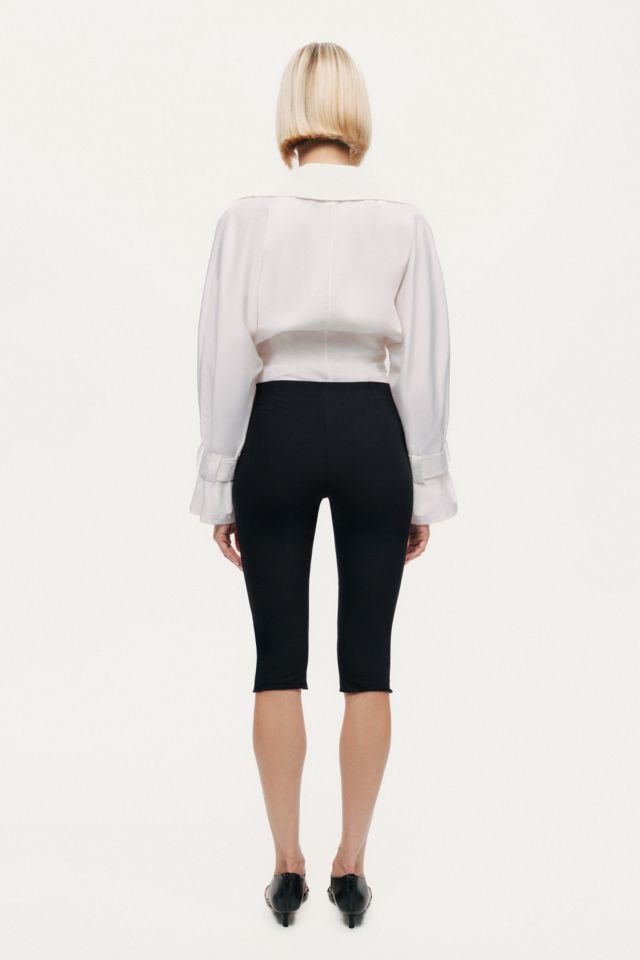 Nocturne Layered Collar Wrap Bodysuit #4