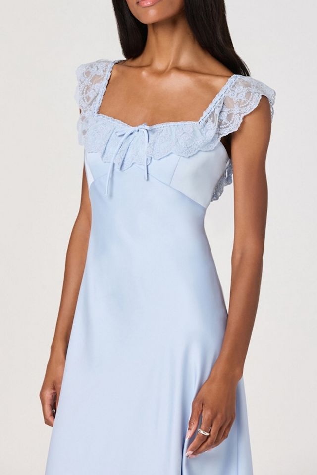 Robe midi en satin à taille empire Makiya ASTR The Label #3