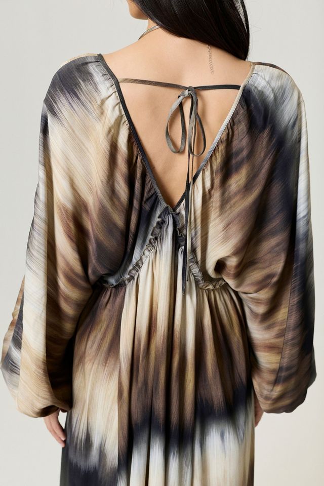 Nocturne Printed Flowy Maxi Dress #2