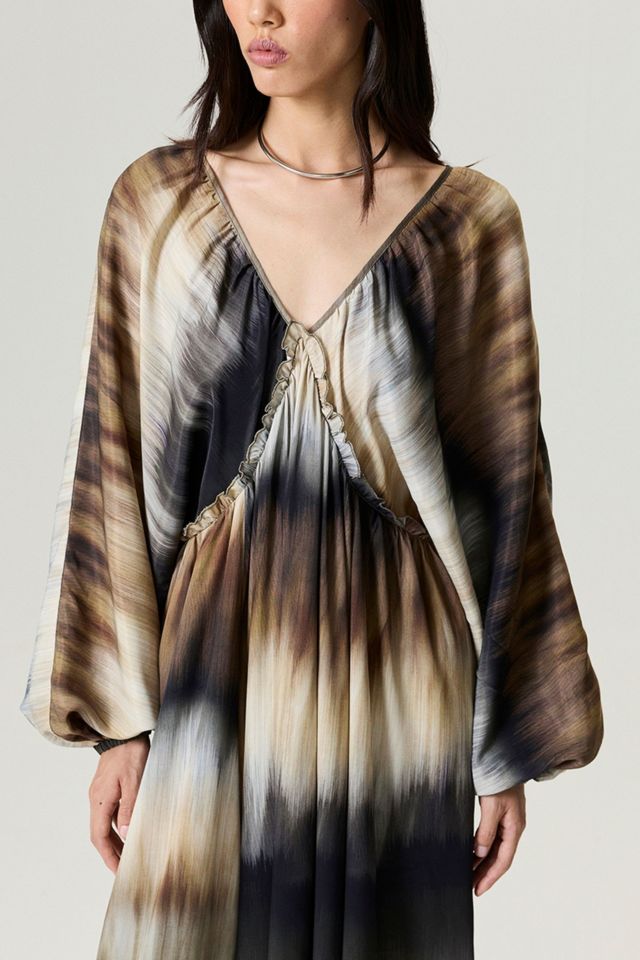 Nocturne Printed Flowy Maxi Dress #4