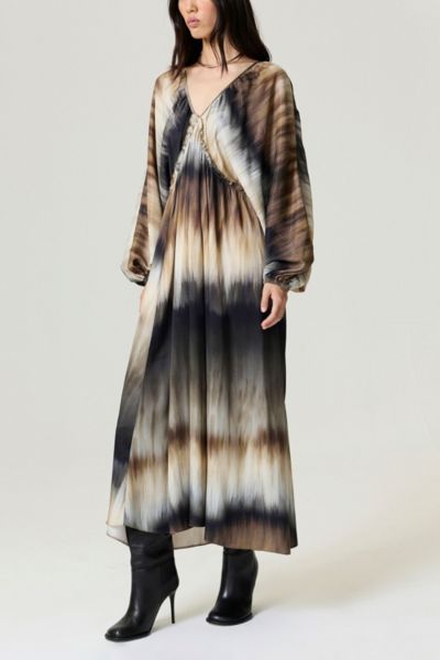 Nocturne Printed Flowy Maxi Dress