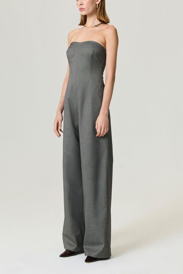 Nocturne Strapless Wide Leg Tailored Jumpsuit #1
