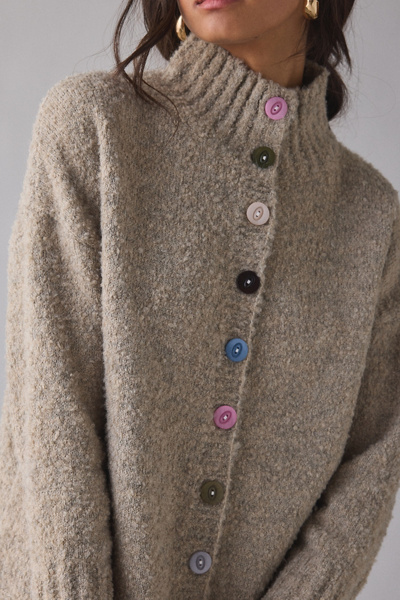 Daisy Street Darla Multi-Color Button Cardigan
