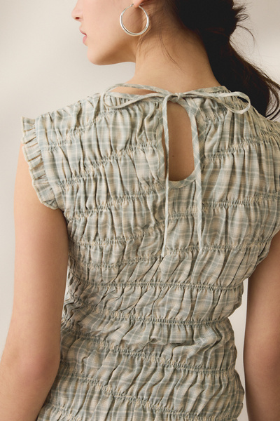 Daisy Street Vivi Asymmetric Ruched Midi Dress