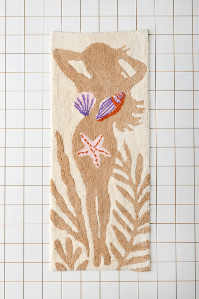 Shady Lady Plush Tufted Runner Bath Mat