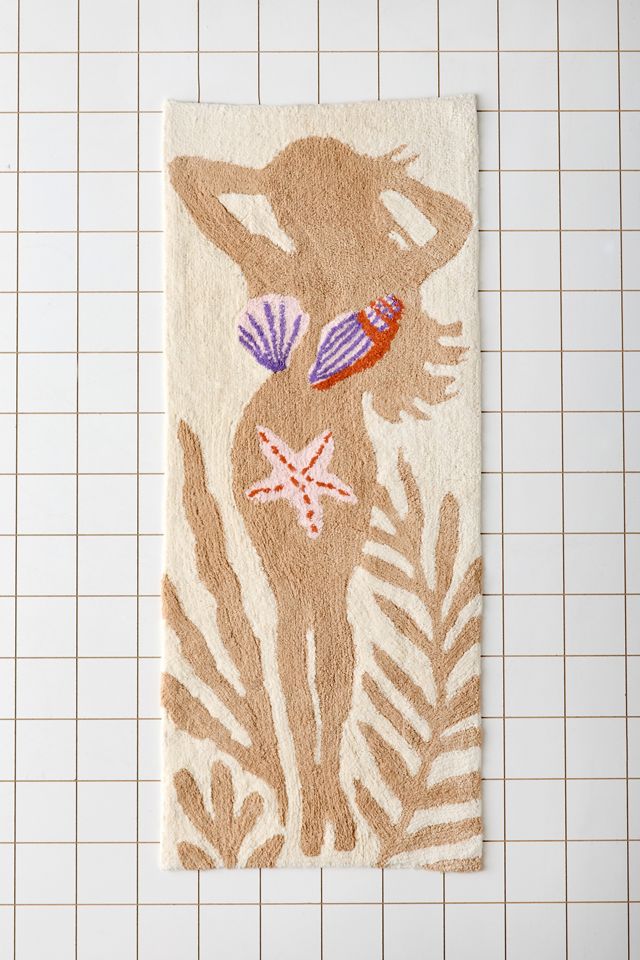Shady Lady Plush Tufted Runner Bath Mat #1