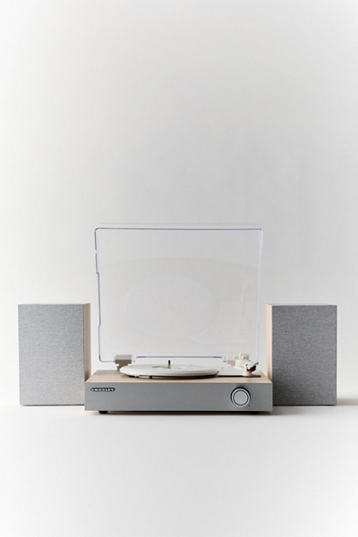 Crosley Zane Record Player & Speakers Shelf System | Urban Outfitters