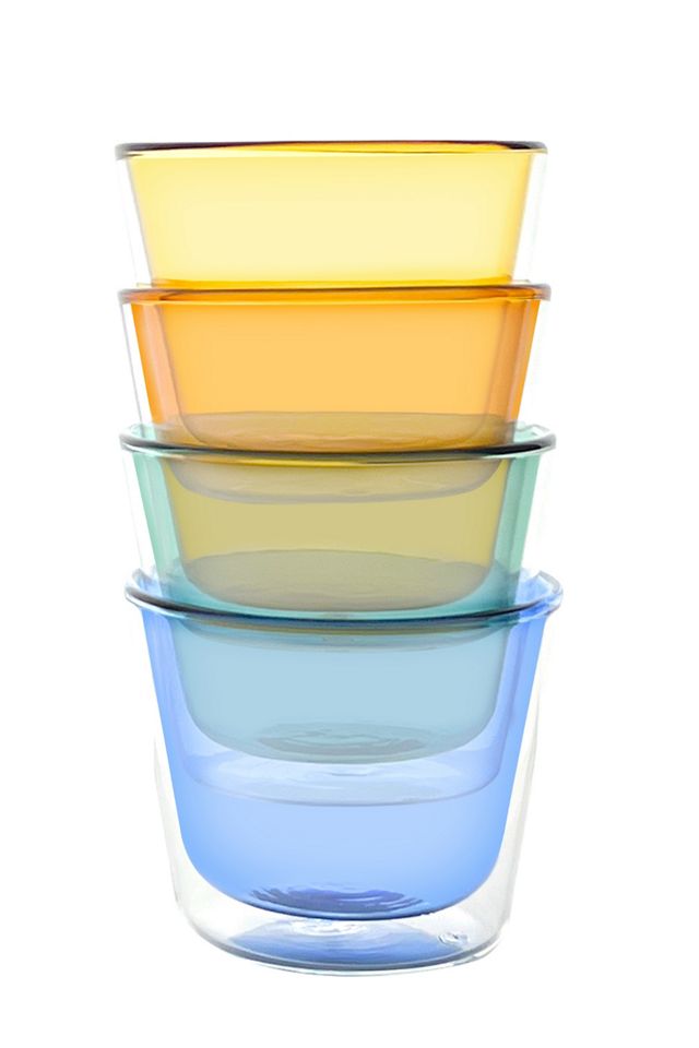 Cloudnola Double-Wall Glass Cup - Set Of 4 #1