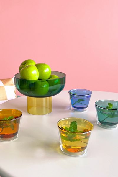 Cloudnola Double-Wall Glass Cup - Set Of 4