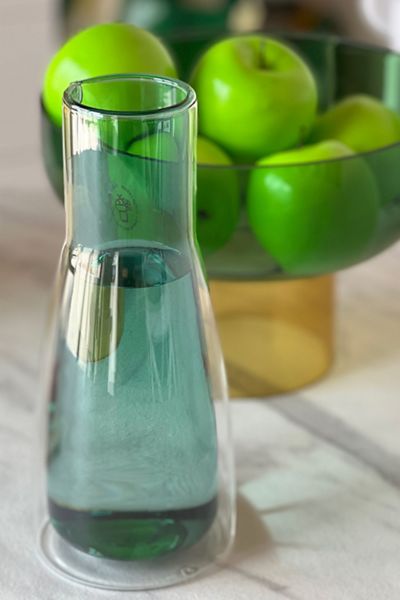 Cloudnola Double-Wall Glass Carafe Pitcher