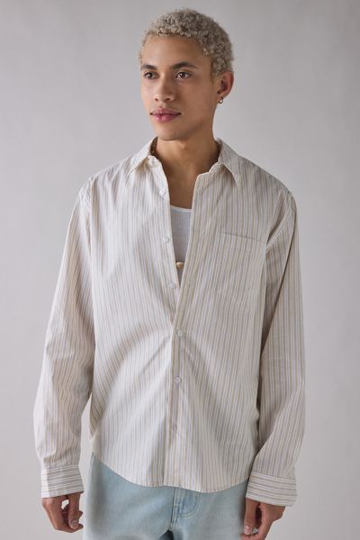 Chemise Rohan Worldview Manches Longues Rayée – Taille L – État Parfait