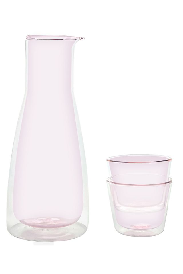 Cloudnola Double-Wall Carafe & Drinking Glass Set #1