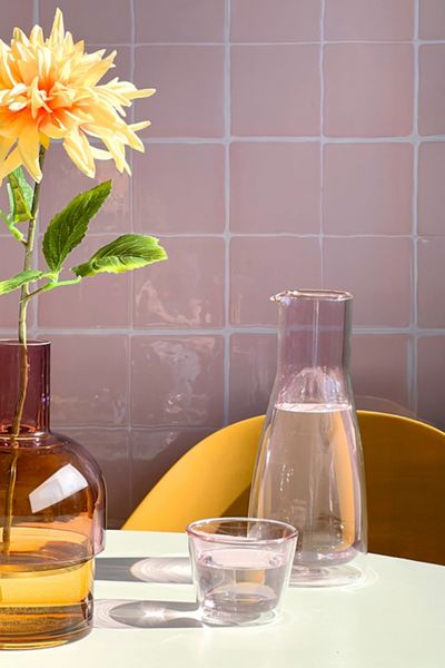 Cloudnola Double-Wall Carafe & Drinking Glass Set