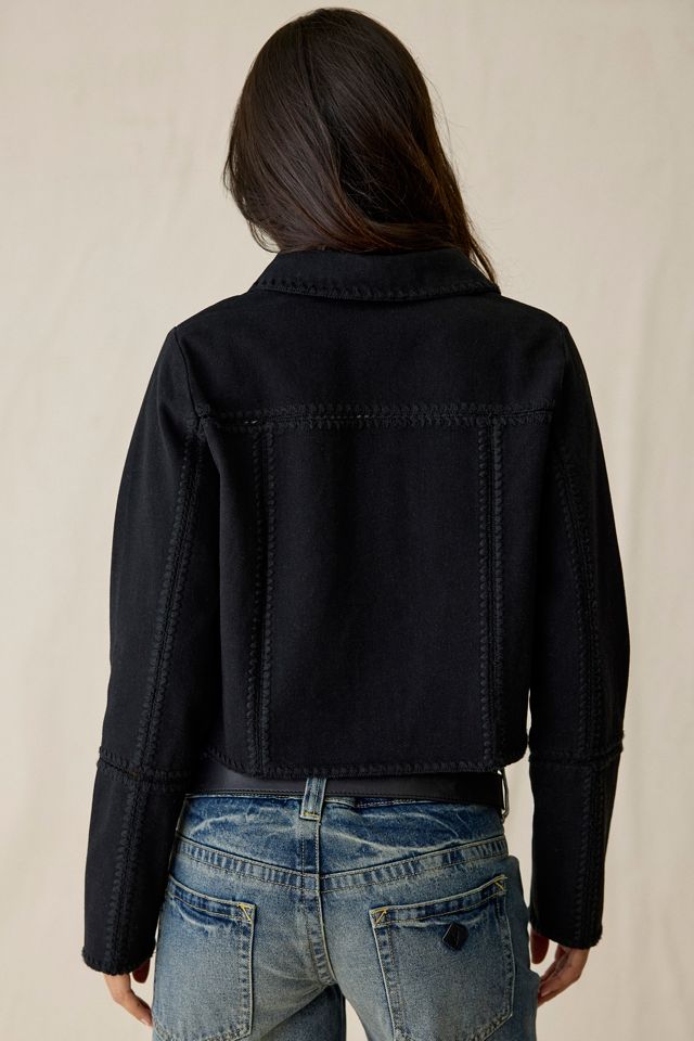 Veste en denim courte brodée Brixton En Saison #2