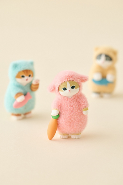 Mofusand Cat Fluffy Pajama Blind Box Figure at Urban Outfitters