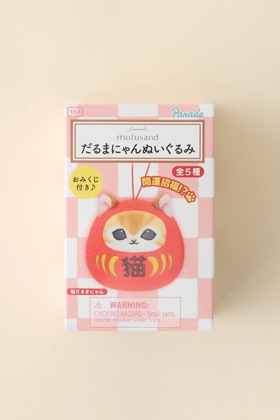 Mofusand Daruma Meow Blind Box Plushie Keychain