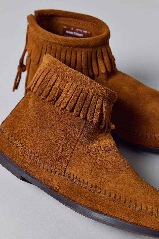 Minnetonka Back Zip Hardsole Boots | Urban Outfitters