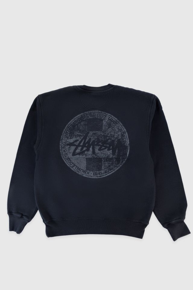 Stussy Dot Stamp Pigment Dyed Crew #1