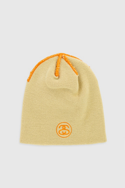 帽子 STUSSY SKULLCAP EXPOSED STITCH stussy Stussy Exposed Stitch Skullcap Black Men's - FW24 - US