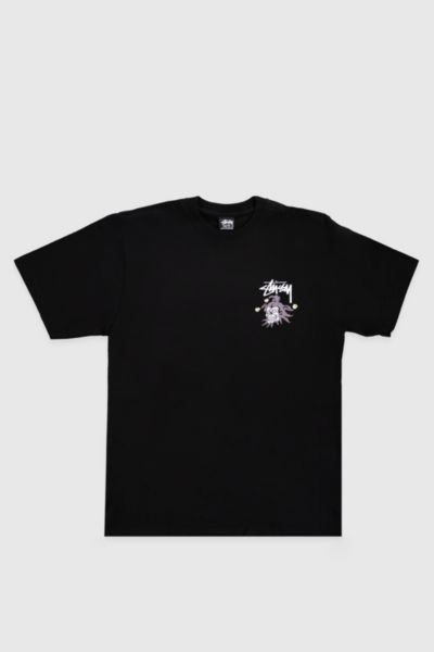 Stussy Joker Tee In Black, Men's At Urban Outfitters In Black